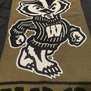 Black and Tan Badger Knit Blanket